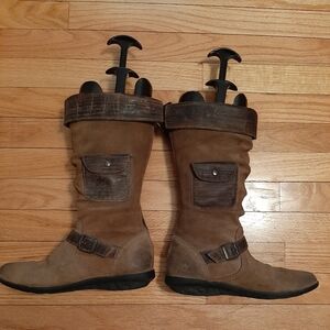 Ruff Hewn Tilly Womens Brown Suede Boots